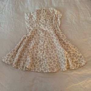 Kimchi Blue Floral Cream and Pink Dress